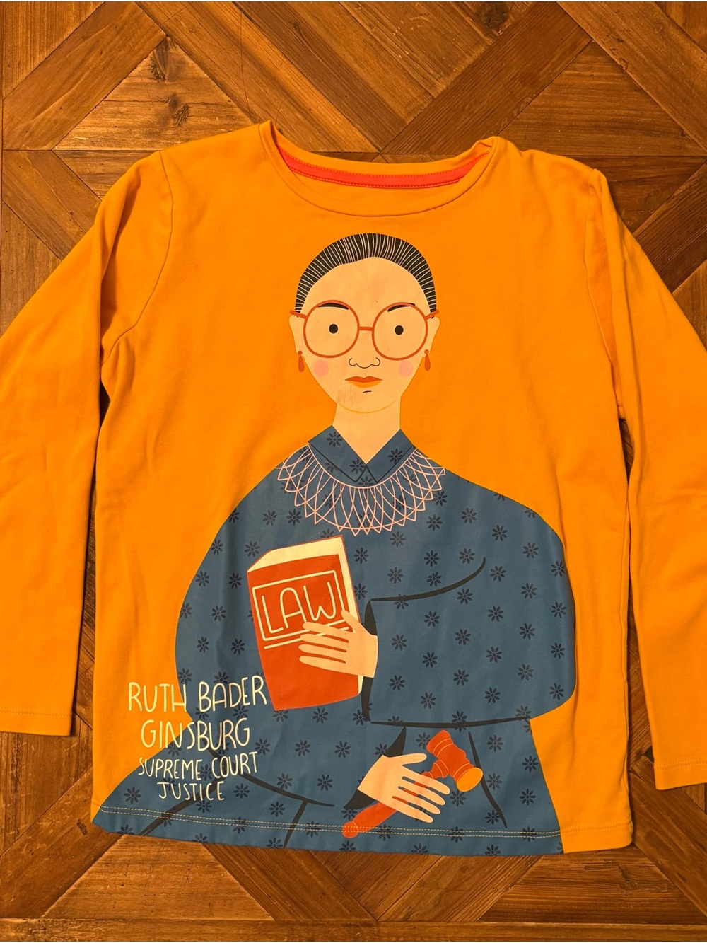 Piccolina Kids Ruth Bader Ginsburg Trailblazer tee